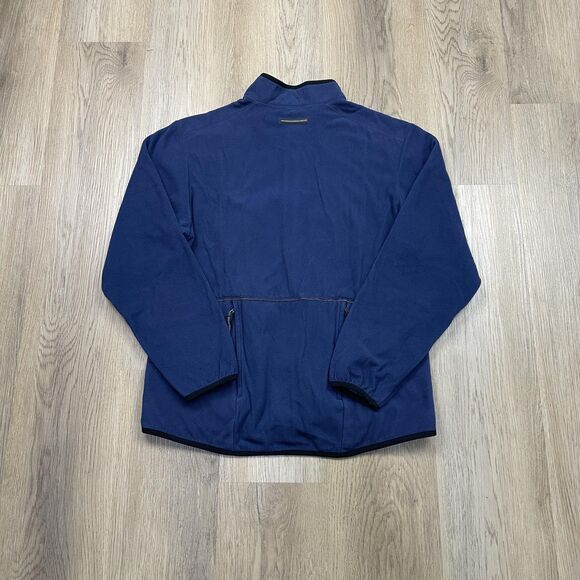 Nike Jacket Mens Medium Blue Therma-Fit Fleece Full Zip Back Zip Pockets Gym - Picture 6 of 11